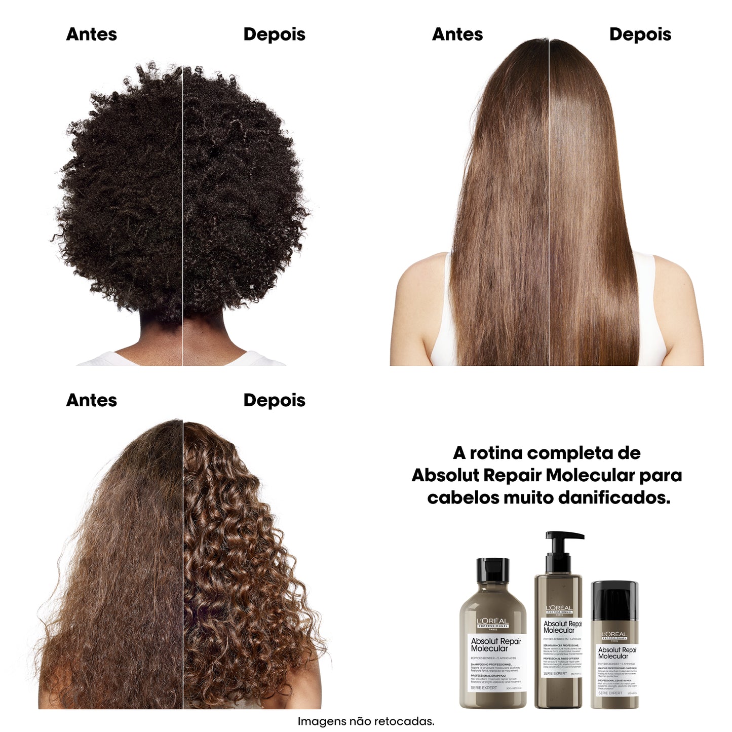 Absolut Repair Molecular: Deep molecular repairing leave-in mask for damaged hair.