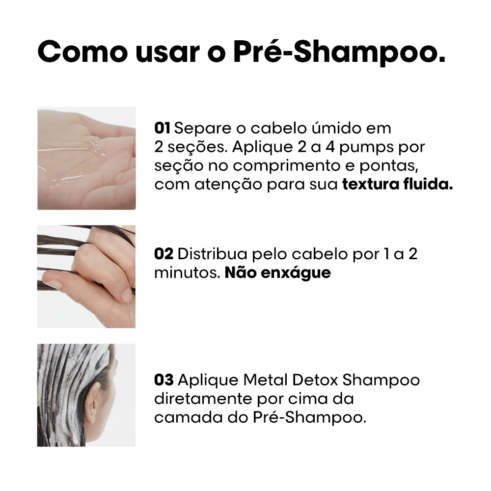 Metal Detox: Anti-porosity Filler Pre-Shampoo