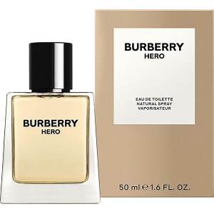 Burberry Hero Eau de Toilette bottle and packaging box.